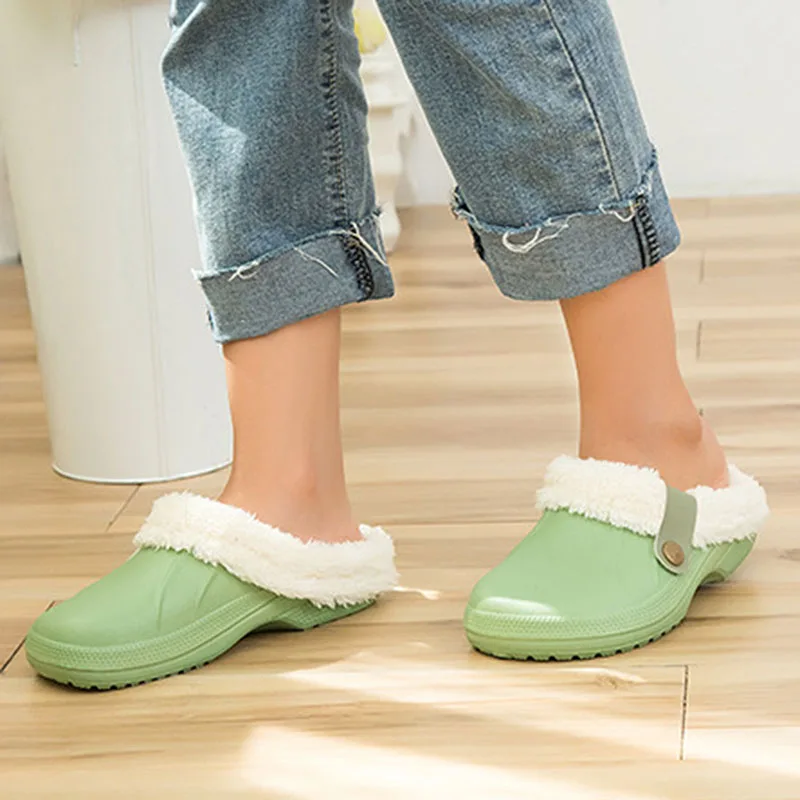 Новые теплые плюшевые тапочки мужские медицинские хирургические сандалии