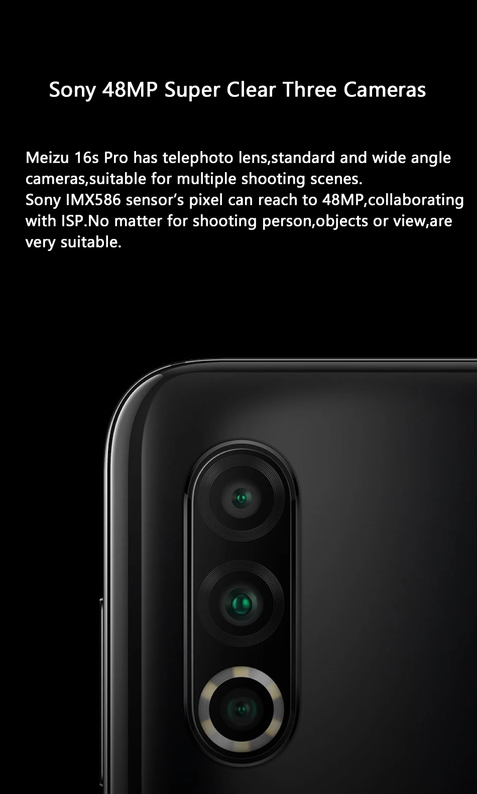 Meizu 16S Pro VOLTE 4G LTE 6G/8G 128G/256G Snapdragon 855 Plus Octa Core 6," FHD+ NFC сотовый телефон