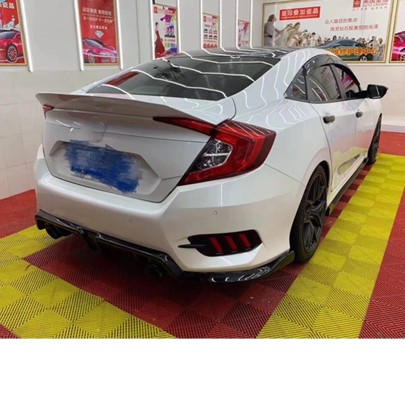 Используется для автомобильного спойлера Honda Civic 2016 2017 2018 высококачественный ФАП