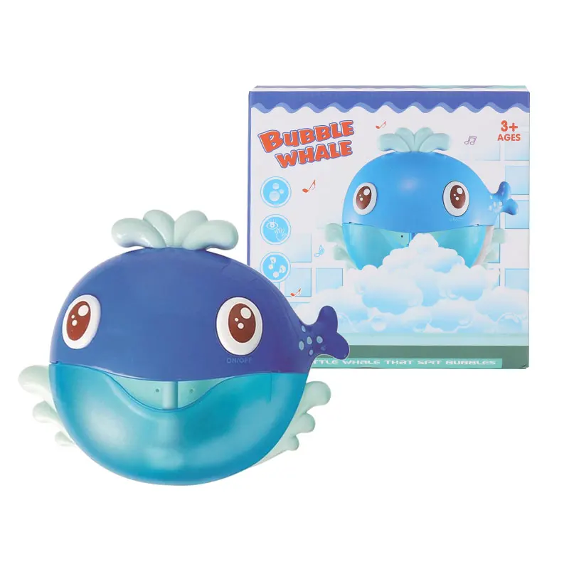 whale with box Детская игрушка для ванны пузырчатая лягушка и краб пузырьки мыло для детей пузырьковая игрушка машина для ванны забавные Пузырьковые жидкие Игрушки для ванны для детей - Цвет: whale with box