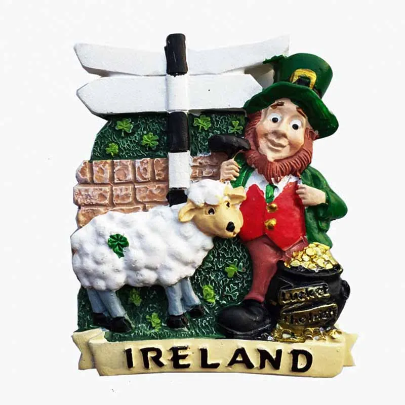 Ирландия магнит на холодильник Туристические Сувениры изделия из смолы