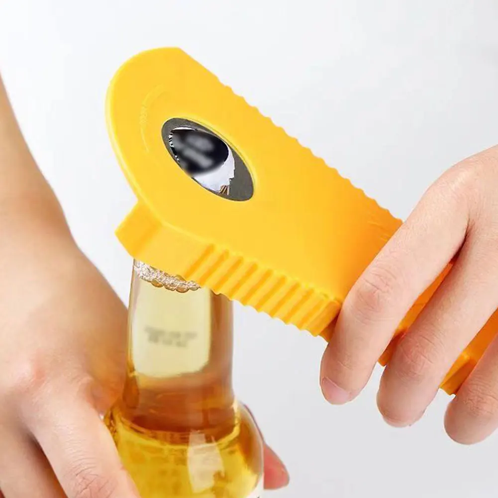 

Plastic Portable Can Opener Best Cans Opener Universal Can Opener Multifunctional Non-Slip Plastic Bottle Can Wine Gripper