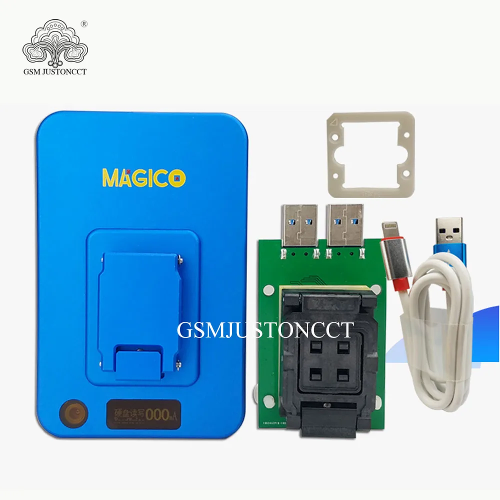 

Magico Box Read & Write Nand HDD Programmer Replace IP BOX 2th Programmer + Photosensitive Repair for iPhone & iPad Motherboard
