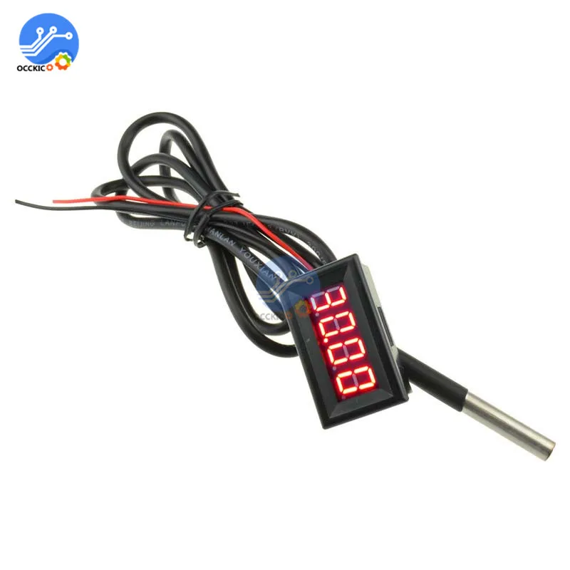 Цифровой термометр 55 125 градусов Цельсия измеритель температуры с панелью датчик