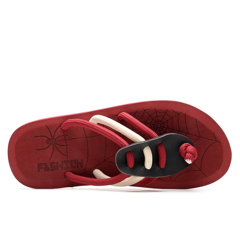 Новые летние мужские тапочки ручной работы прочные противоскользящая обувь