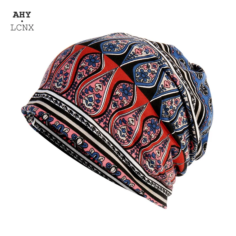 

Autumn Winter Cotton Hats For Women Ladies Sleep Beanies Turban Hat Bonnet Skullies Beanies Headgear Ear Hat For Men Mask scarf