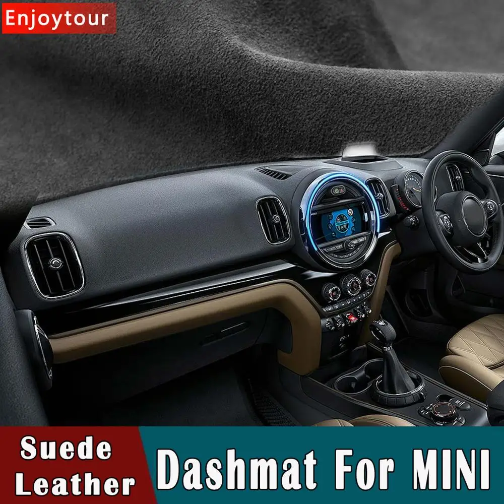 

Suede Leather Dashmat Dashboard Covers for Mini Cooper S JCW One Countryman Clubman Paceman F54 F55 F56 F57 F60 R56 R55 R60 R61