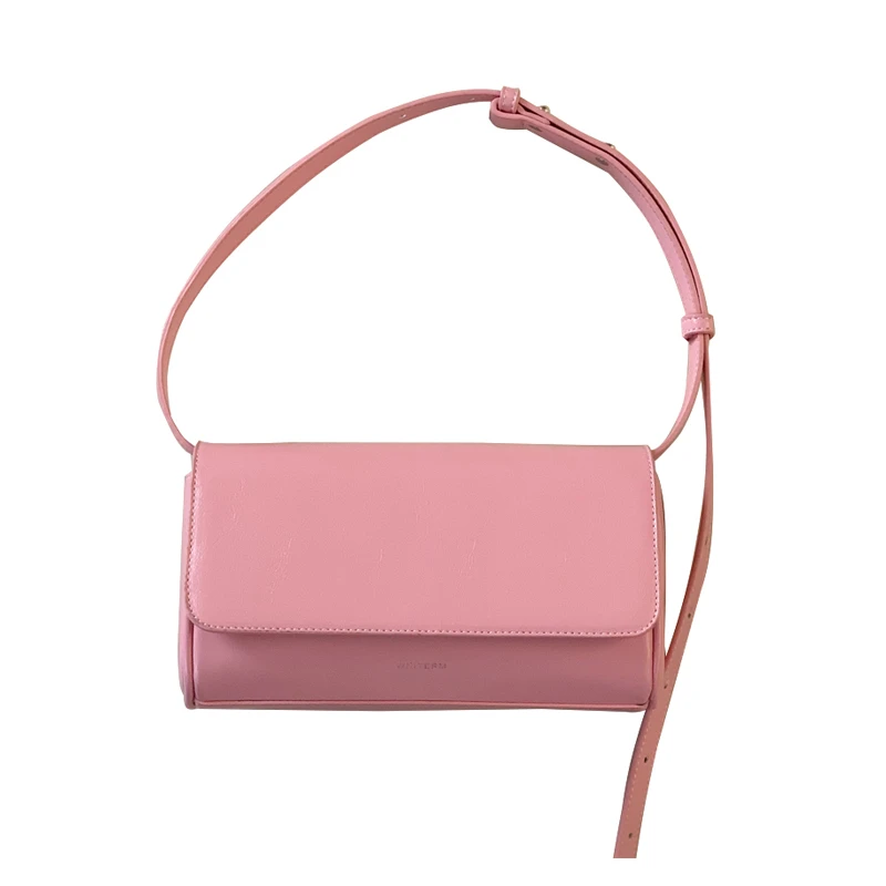 

[BXX] Simple Solid Color PU Leather Crossbody Bags For Women 2021 Summer Branded Shoulder Bag Trending Luxury Hand Bag HS502