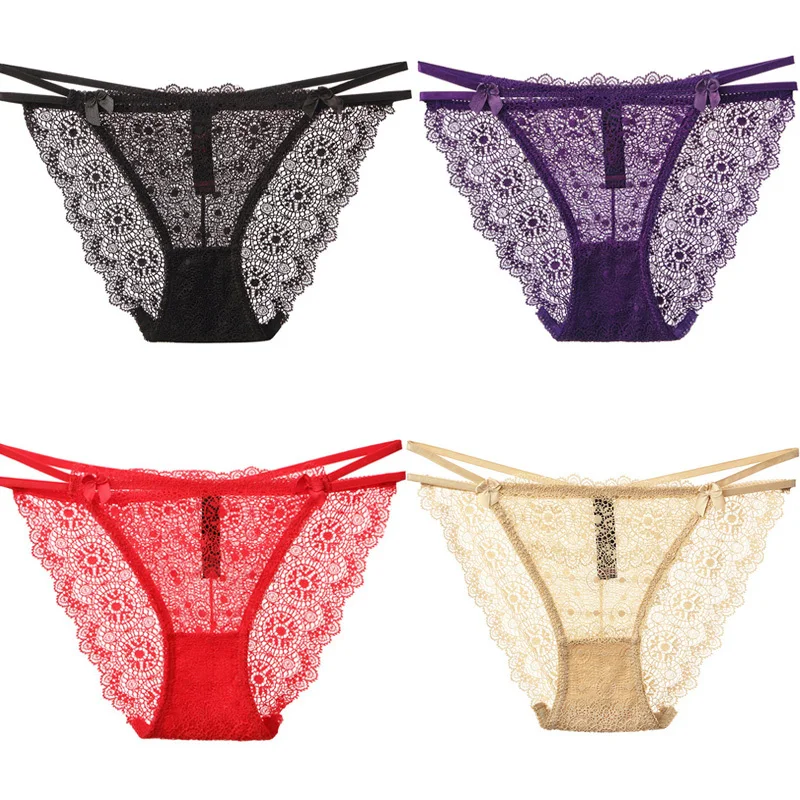 Женское кружевное нижнее белье женское сексуальное мягкое с низкой посадкой