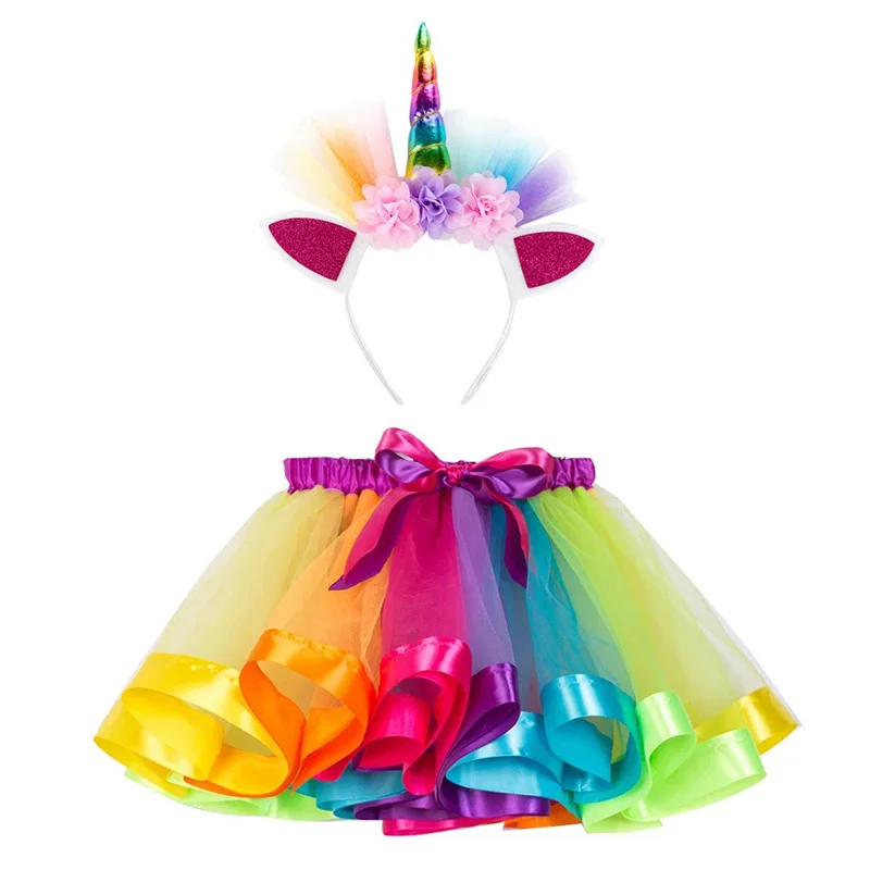 Детская юбка для девочек детская пушистая балетная танцевальная принцессы с