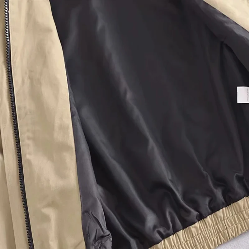 Куртка-бомбер траф с надписью Za Женская Офисная модная верхняя одежда