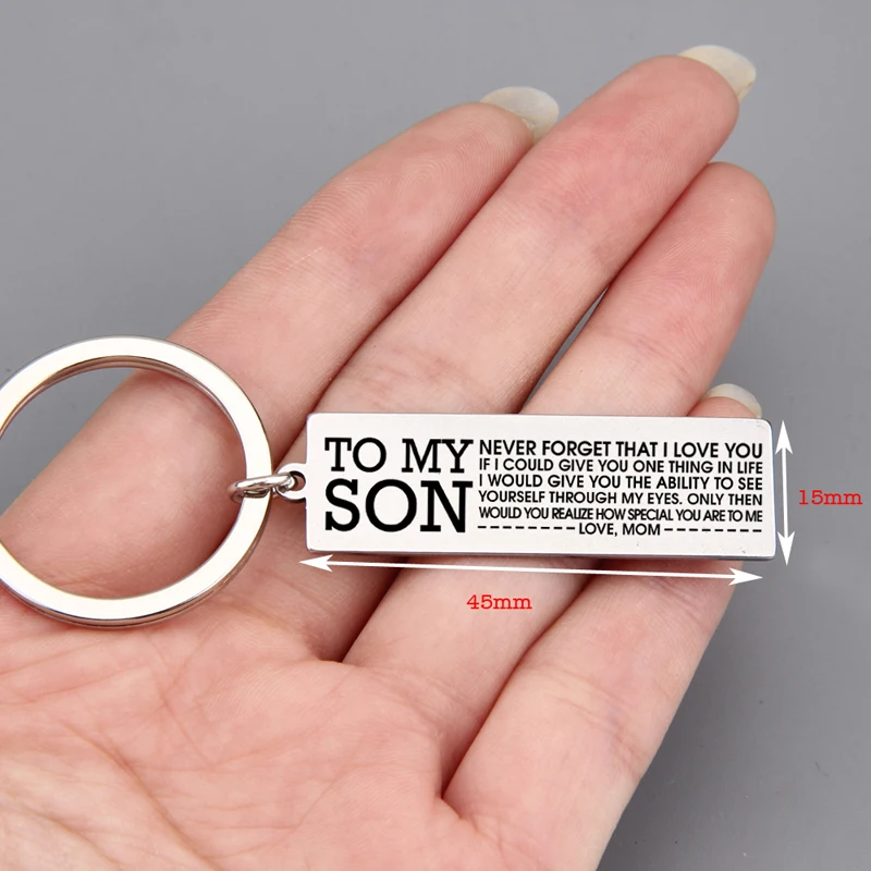 FLYANGEL модный брелок ювелирные изделия для моего сына мужа я люблю тебя подарки