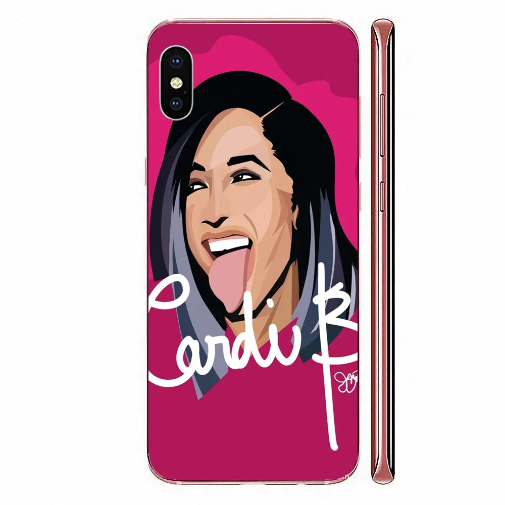 Новый высококачественный чехол для телефона Funny Girl Cardi B Samsung Galaxy A51 A71 A81 A90 5G A91 A01 S11