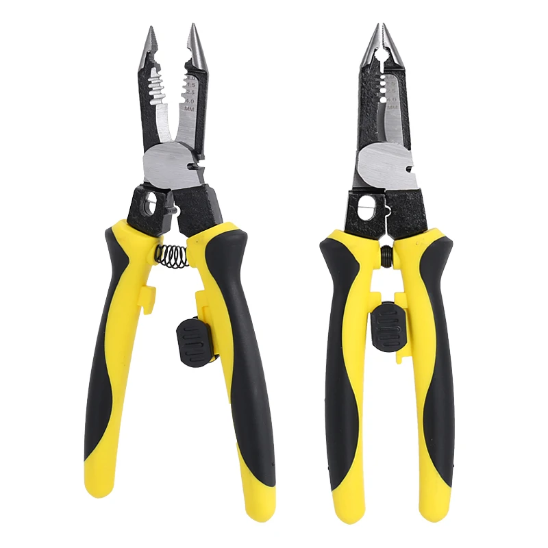 LUCHSHIY Multitool Universal Diagonal Crimping Pliers Tools Stripper Pliers Hand Tool edc Wire Cutters Electrician Wire Stripper