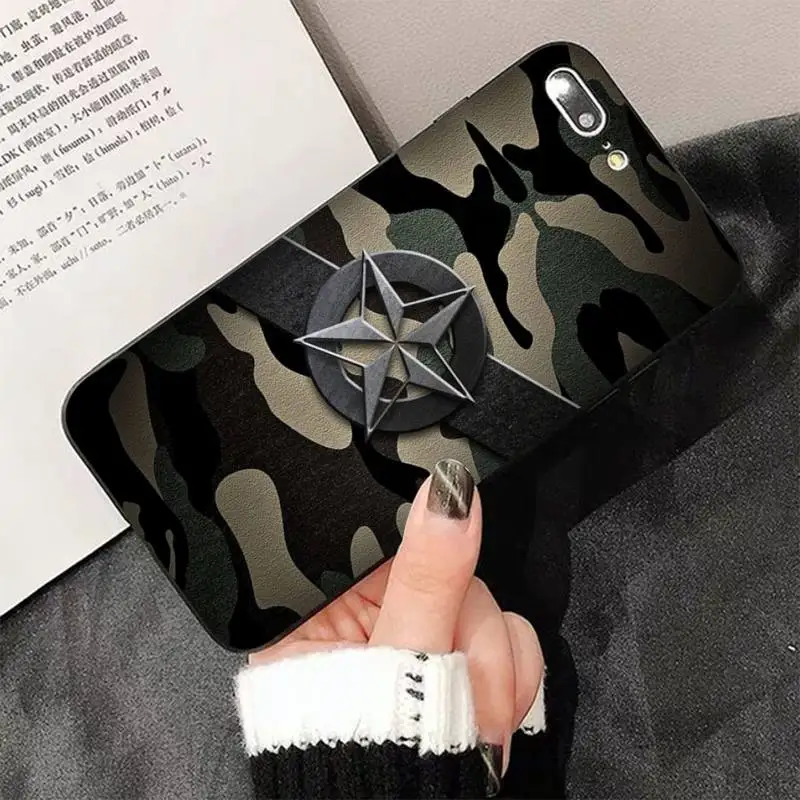 Camouflage Military Phone Case for iphone 13 8 7 6 6S Plus X 5S SE 2020 XR 11 12 pro XS MAX