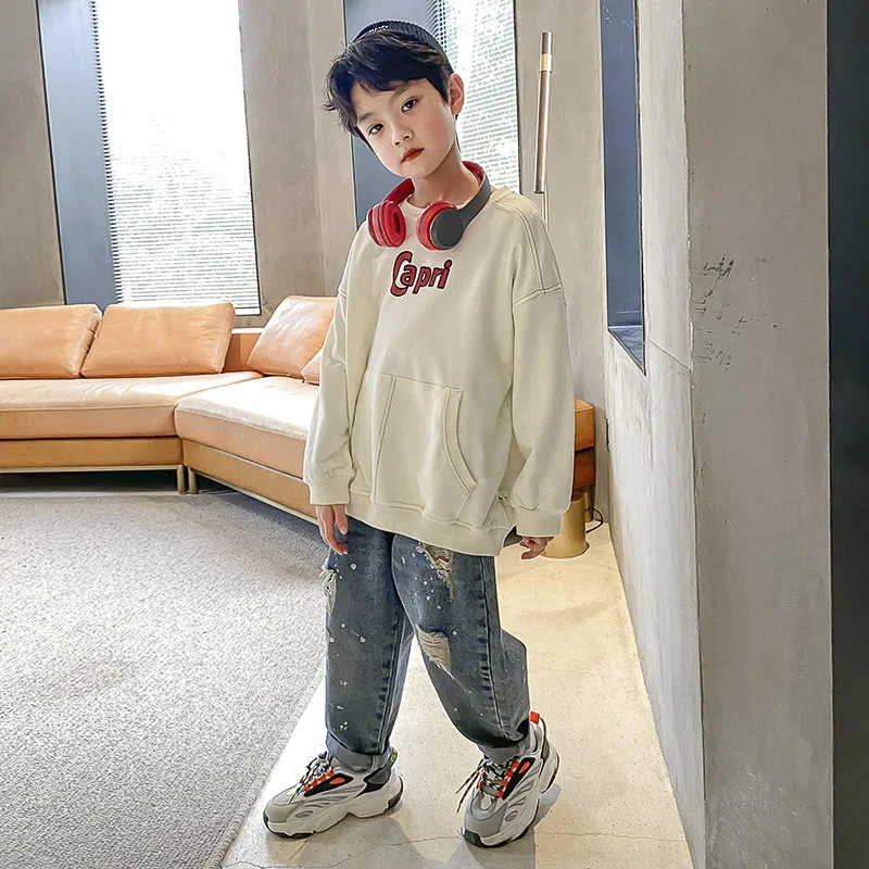 

New Arrive Spring Autumn Boys Sweatshirts Jacket Coat KidsOutwear Children Clothes Tops Teenager Gift High Quality