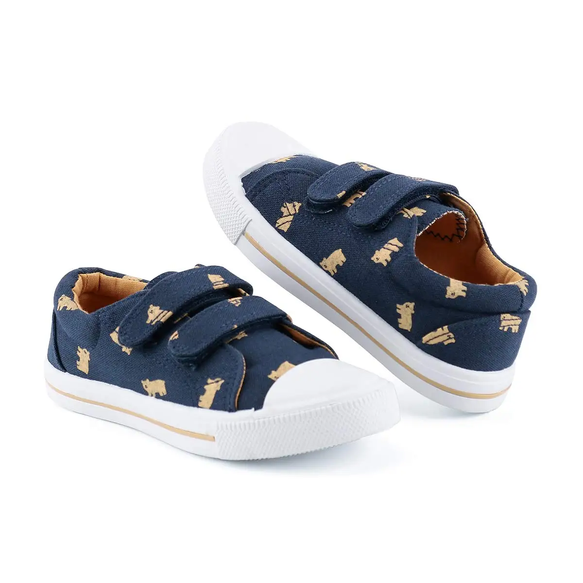 KushyShoo/детская обувь Кроссовки для маленьких мальчиков Мягкие и милые парусиновые