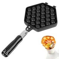 diy muffins plate aluminum puff cake maker mould egg bubble cake baking pan non stick coating roller eggettes mold