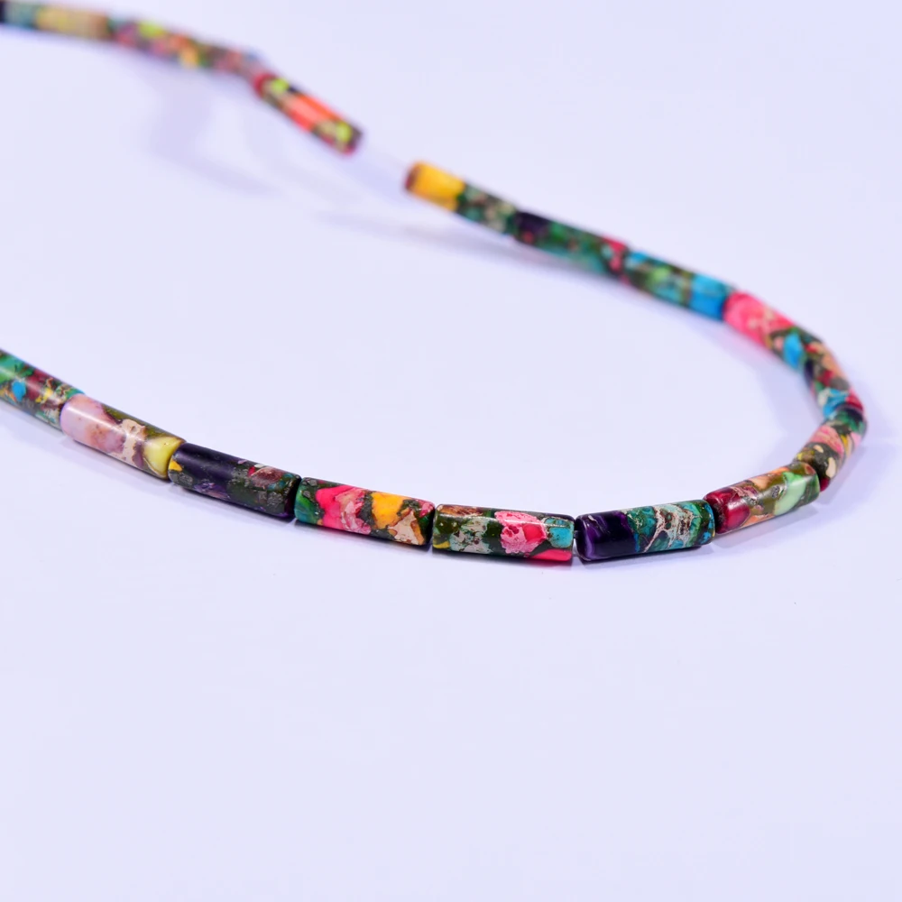 30 шт. 4 мм цилиндрический натуральные камни бусы для изготовления ювелирных