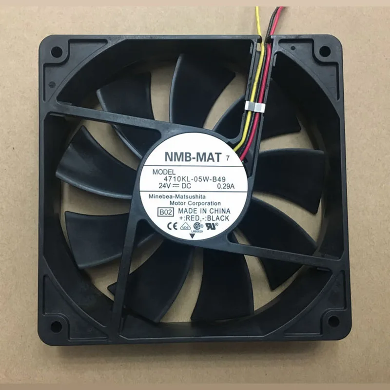 Новый оригинальный NMB 4710KL 05W B49 12025 12 см DC 24V 0.29A оборудование вентилятор 120x120x25 мм