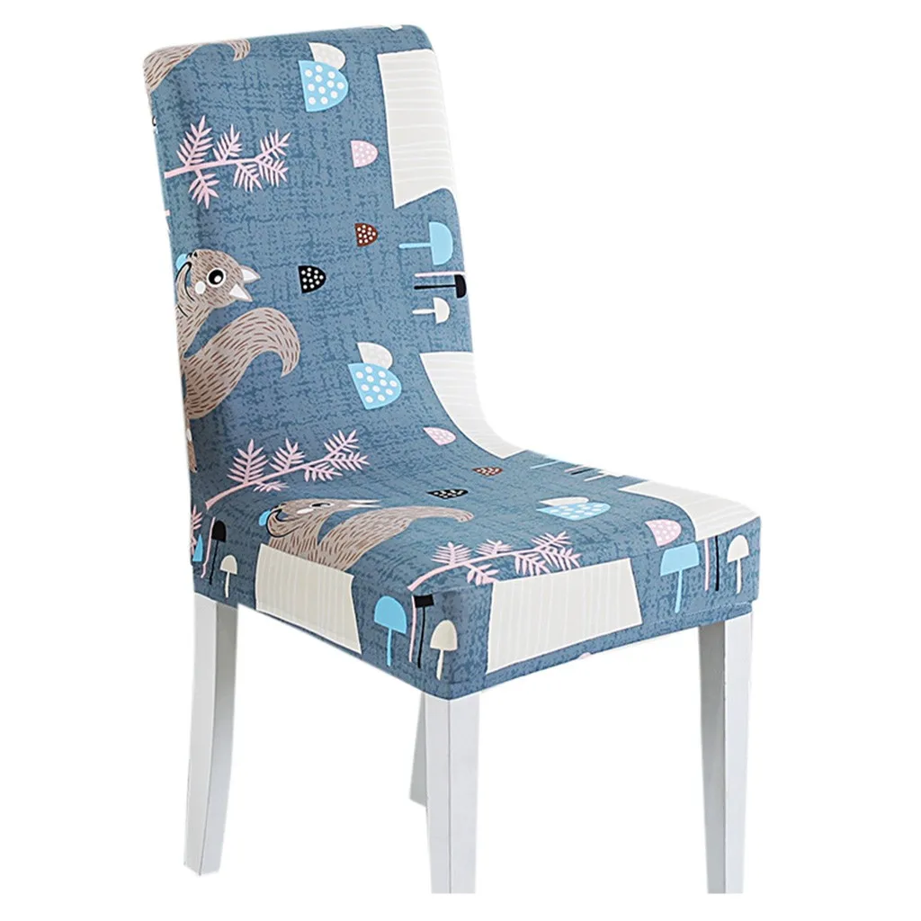 Чехол для стула с принтом Эластичный чехол сиденья используемый свадебной