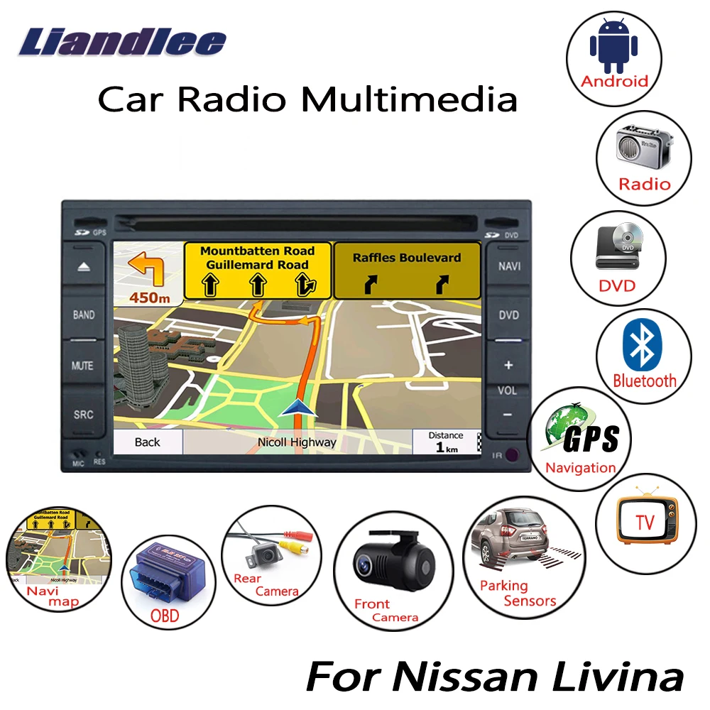 

For Nissan Livina 2006~2013 Car Android Multimedia DVD Player GPS Navigation DSP Stereo Radio Video Audio Head Unit 2din System