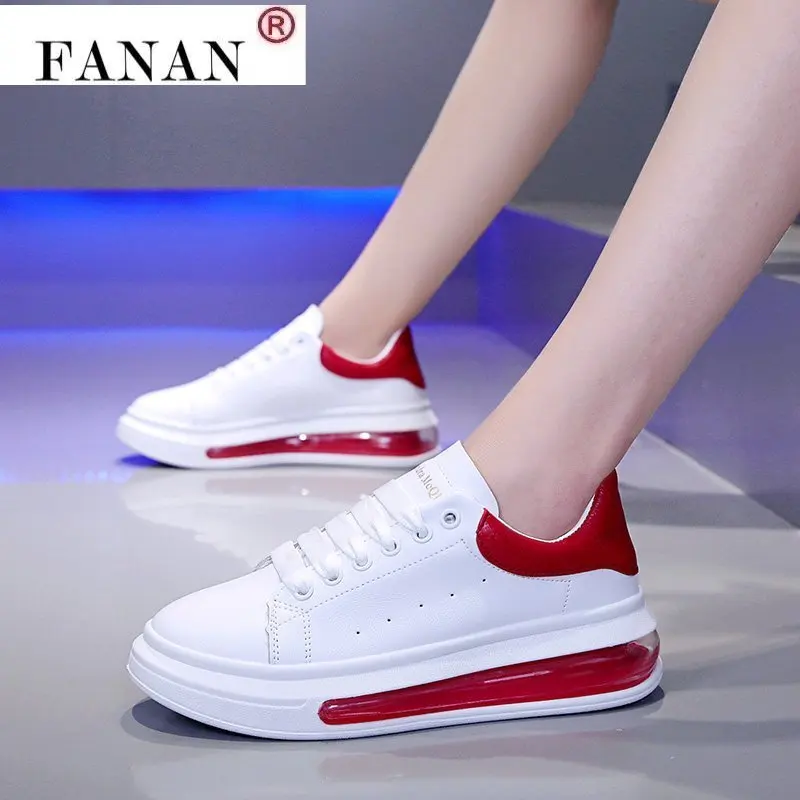 

FANAN Women Casual Shoes Trend Korean Female Fashion Sneakes Outdoor Vulcanized Shoes 2021 New Women Casual Shoes Comfortable