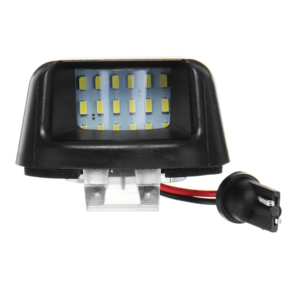 2pcs звукосниматель светодиодный номерной знак белый светильник 3W для Navara D40 2005 ~ 2018