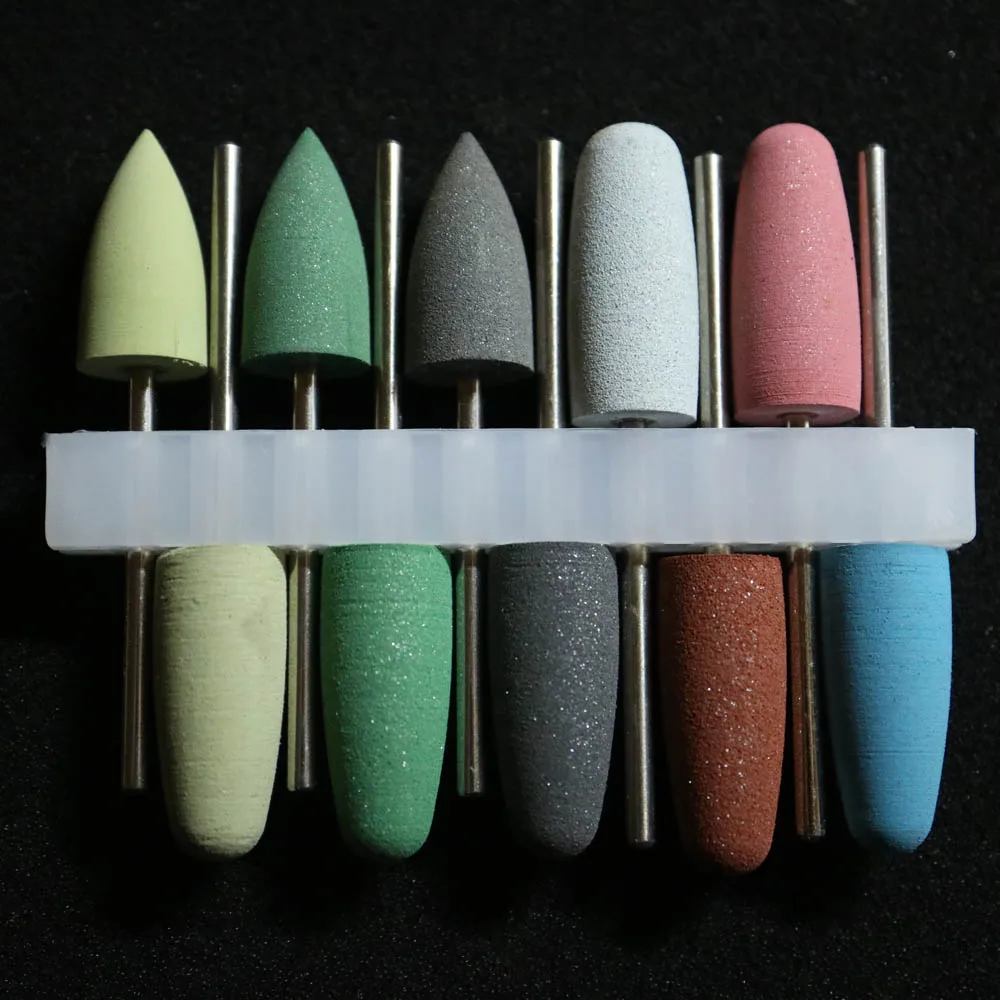 10 шт. набор полировальных инструментов для зубов диаметр хвостовика 2 35 мм |