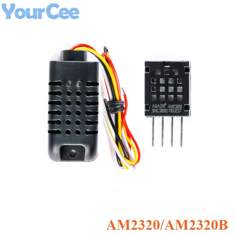 

Цифровой емкостный модуль датчика температуры и влажности AM2320 AM2320B для Arduino Electronic DIY с кабелем