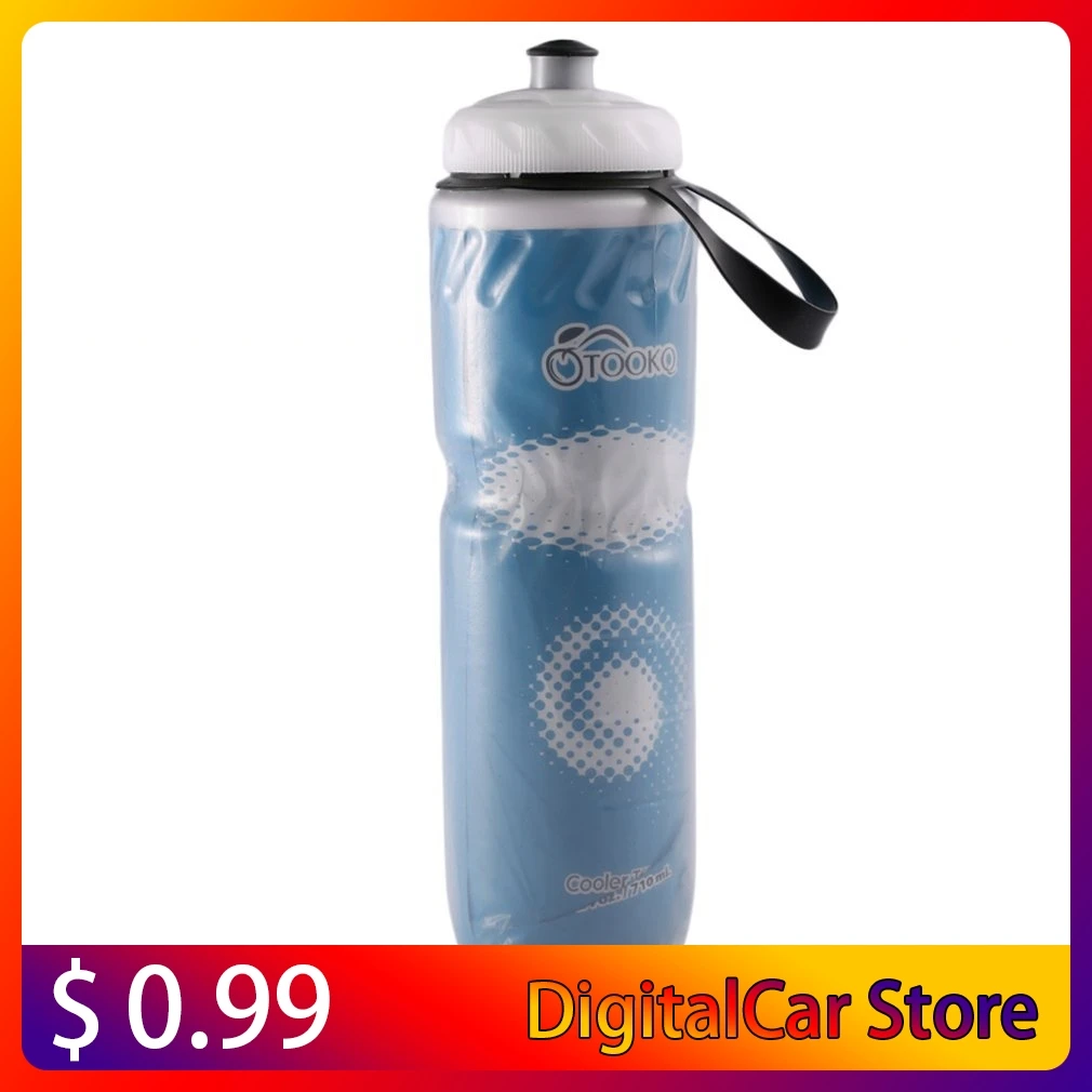 

710ml 24oz Portable Outdoor Insulated Water Bottle Bicycle Bike Cycling Sport Water Kettle Recyclable Bottle Drpp shipping