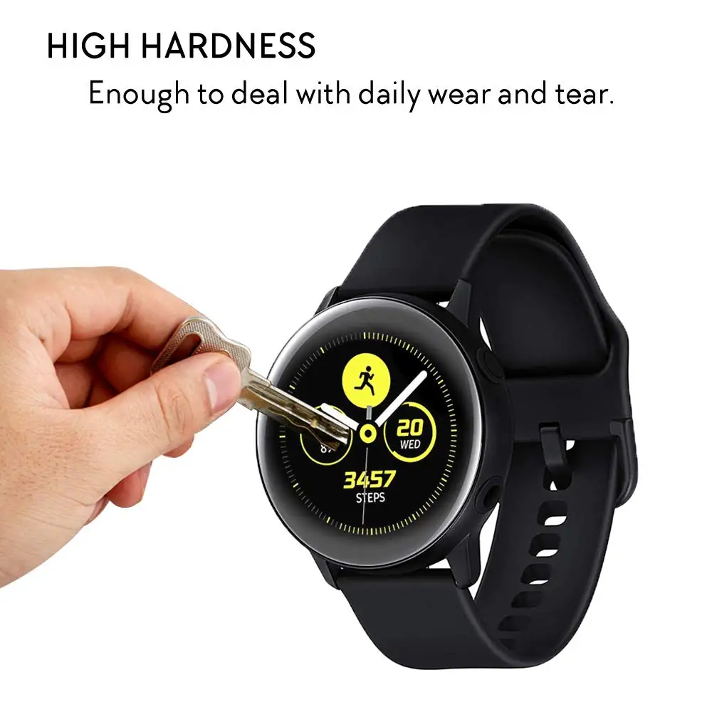 Защитный чехол для samsung galaxy watch active, мягкий силиконовый чехол, ультра-тонкая защитная рамка для galaxy Active, защита