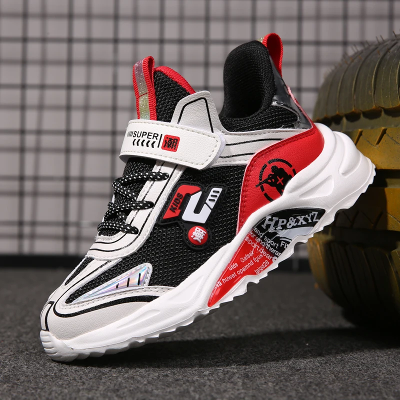 

Boys Breathable Basketball Shoes Non-slip Kids Sneakers High Quality Children Sport Shoes Child Boy Basket Trainers Athletic New