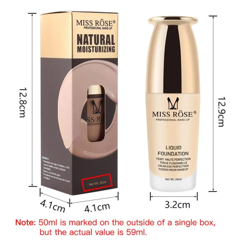 

Liquid Foundation Repair Nourishing Concealer Foundation Full Cover Liquid Concealer Makeup Eye Dark Circle Cream