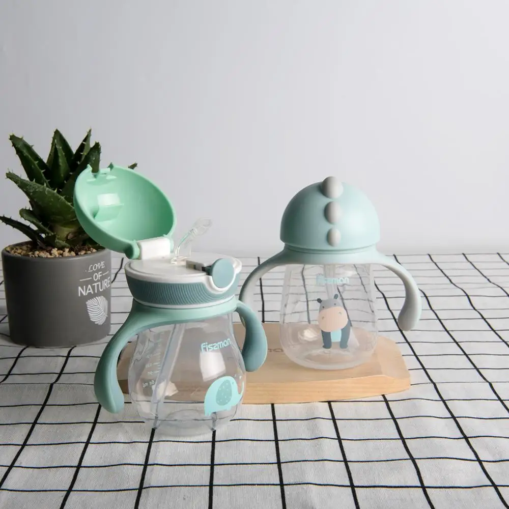 260 мл детская бутылочка для кормления с ручкой учебная Детская Бутылочка без BPA| |