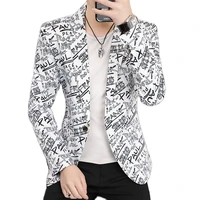 suit male%ef%bc%8cautumn new casual suit lapel print button door pocket decoration three colors m 3xl slim version anything