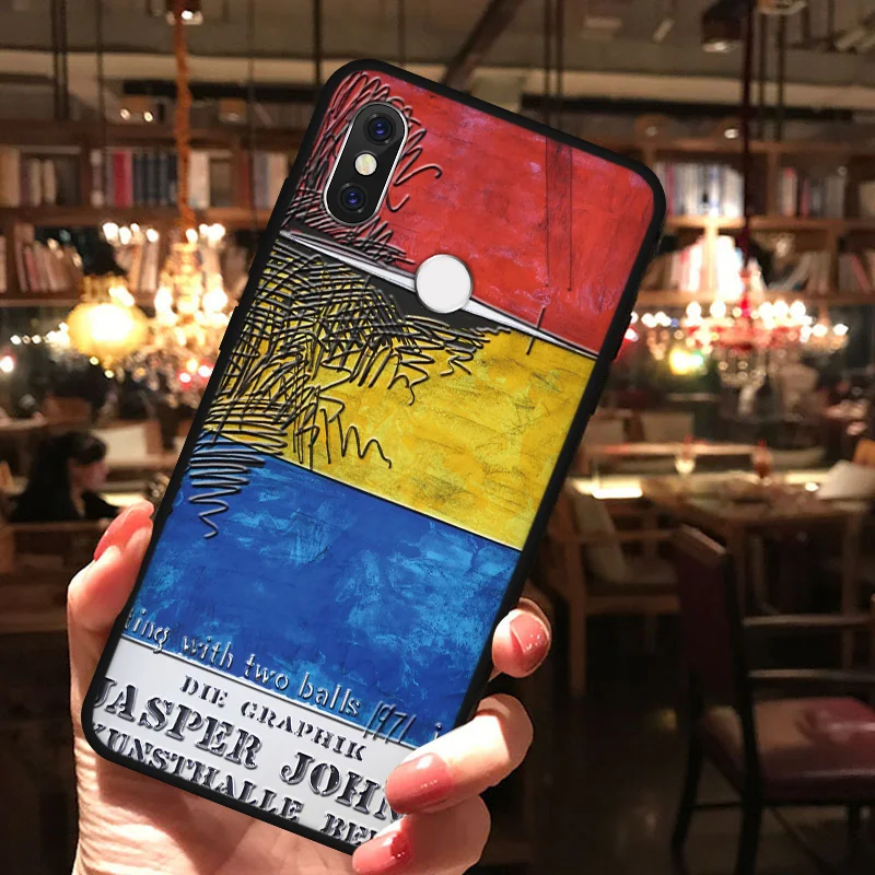 Чехол с 3D рельефом Ван Гог для Xiaomi Mi Note 10 9T CC9 Pro A3 A2 8 9 Lite 6X Redmi 9S 8T 5 7 6 Max Fundas |