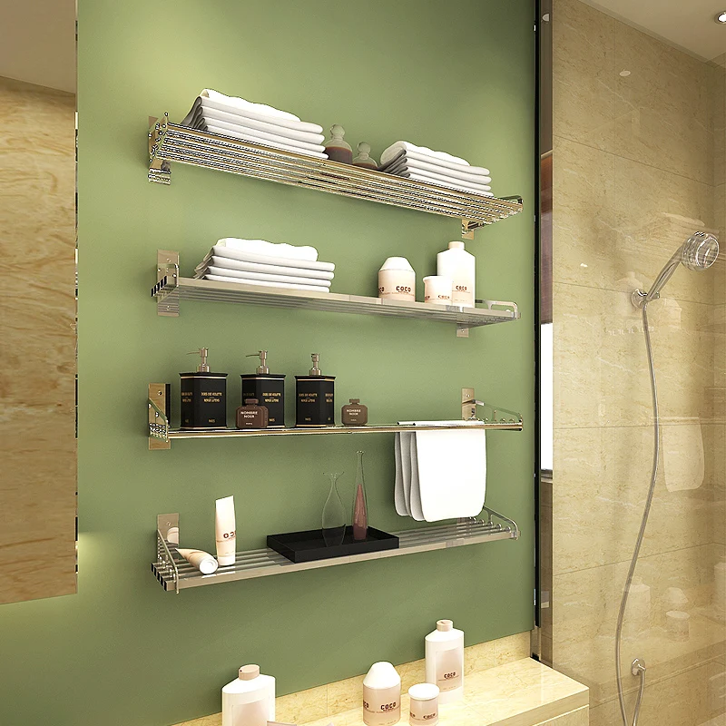 

Stainless steel Storage Shelf Wall Mounted Shelf Home Storage for towel bathroom
