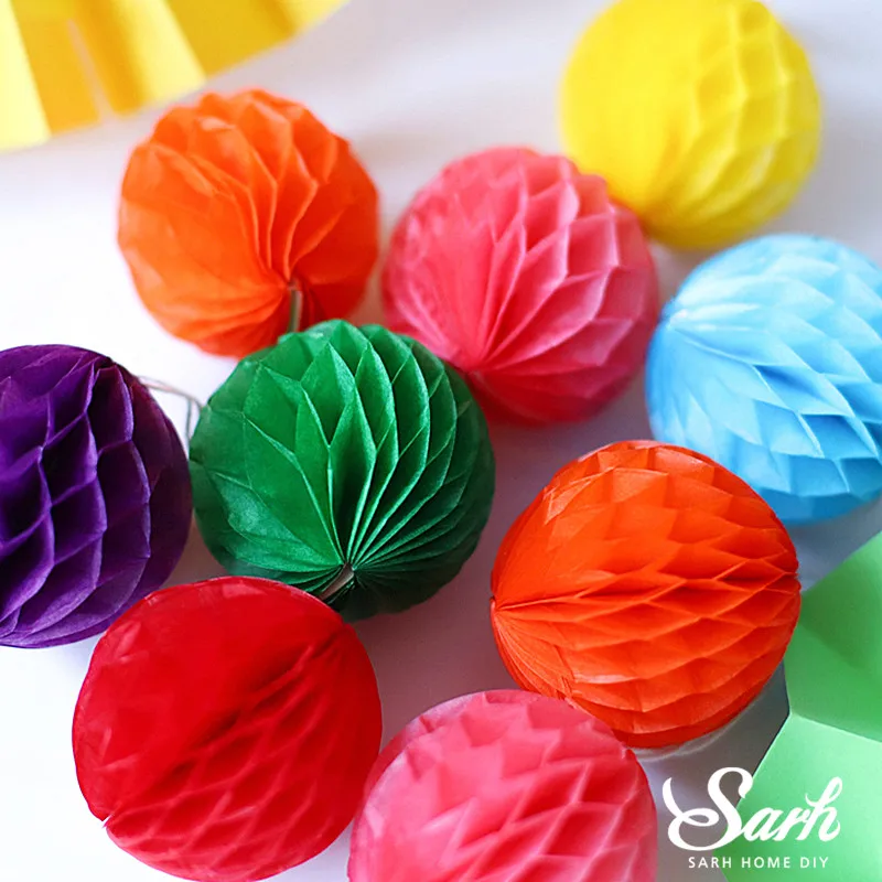 5 шт./компл. см сотовые шары бумажный цветочный фонарь украшение для свадебной