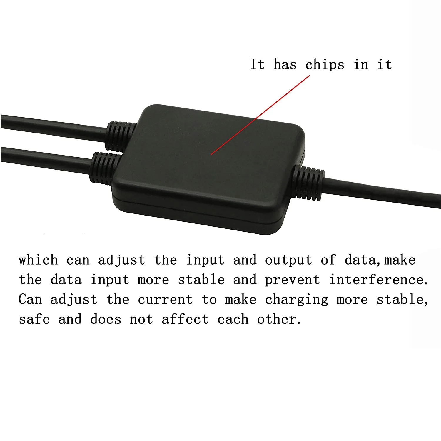 Многофункциональный USB 2 в 1 Micro 5-контактный штекер левый угловой на штекера мама
