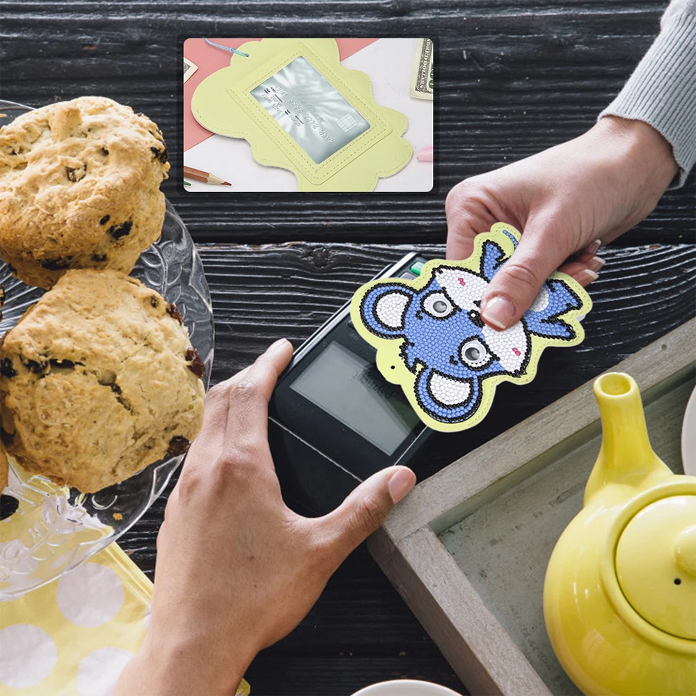 Мужской держатель для кредитных карт с алмазной живописью 5D | Дом и сад