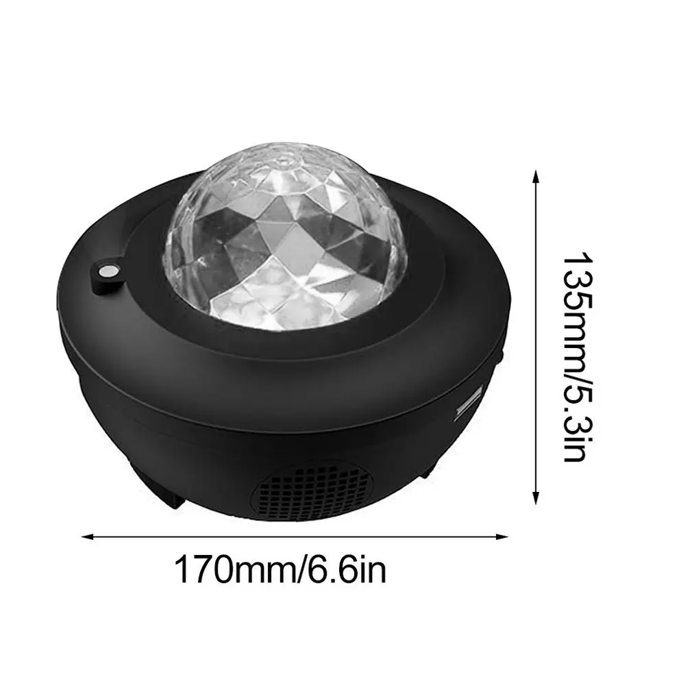 

Colorful Starry Sky Projector Blueteeth USB Voice Control Music Player LED Night Light Romantic Projection Lamp Birthday Gift
