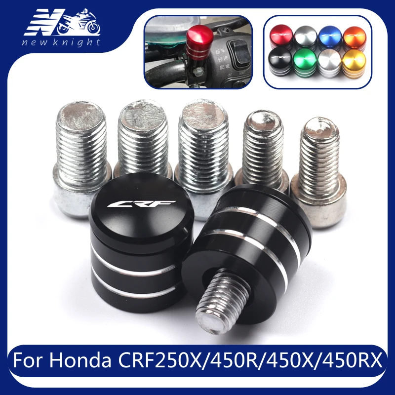 

Для Honda CRF250X CRF450R CRF450X CRF450RX Mtorcycle CNC алюминиевое зеркало заднего вида Болт винтовое крепление адаптер Аксессуары