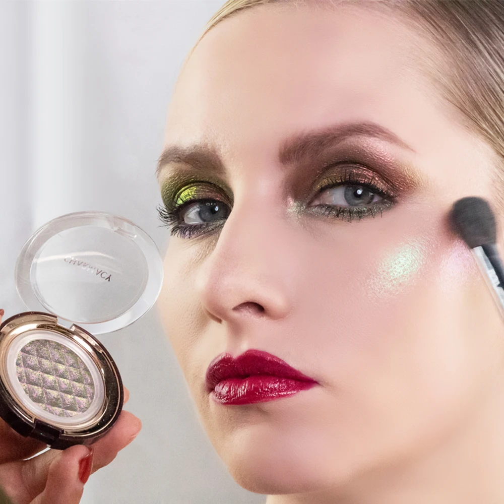 

Pigment Waterproof Eye Shadow Glow Glitter Chameleon Long lasting Eyeshadow Shimmer Pigment Eye Shadow Palette Makeup Cosmetic