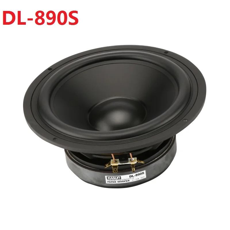 Динамик KASUN DL-890S 8 'Hi-Fi Series для домашнего звука, сабвуфер «сделай сам», динамик с глубокими басами, подвеска 8 Ом/200 Вт, внешний диаметр 218 мм, 1 шт.