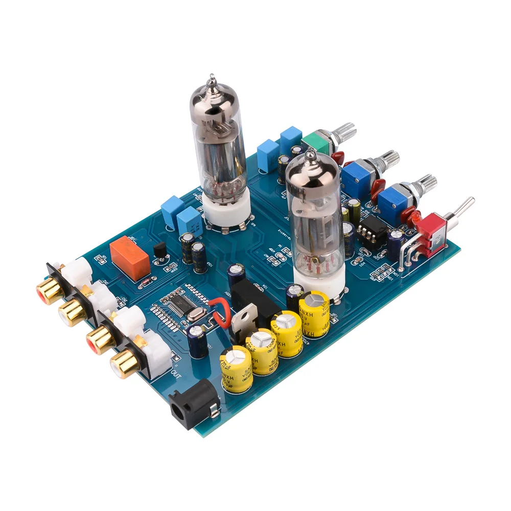 AIYIMA Amplificador Bluetooth Ламповый преусилитель Fever Hifi 6J5 Bile вакуумный ламповый преамп JRC5532 Предварительный усилитель тон плата управления