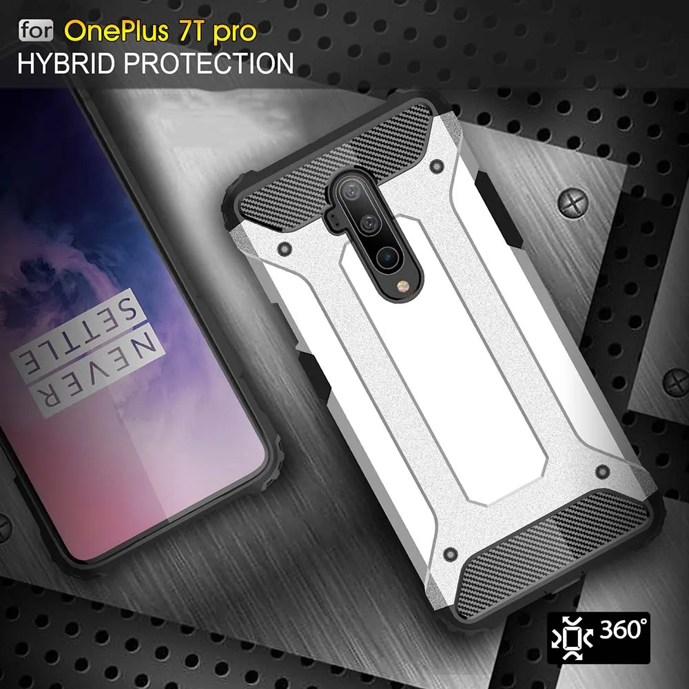 Четырехугольный не замненная бронированный чехол для Oneplus X 9 8 7T Pro 7 6T теплоотвод