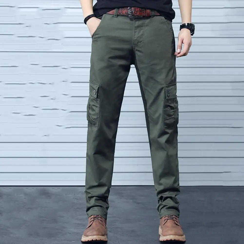

Men Casual Cargo Pants Classic Outdoor Hiking Trekking Army Tactical Sweatpants Camouflage Military Multi Pocket Trousers