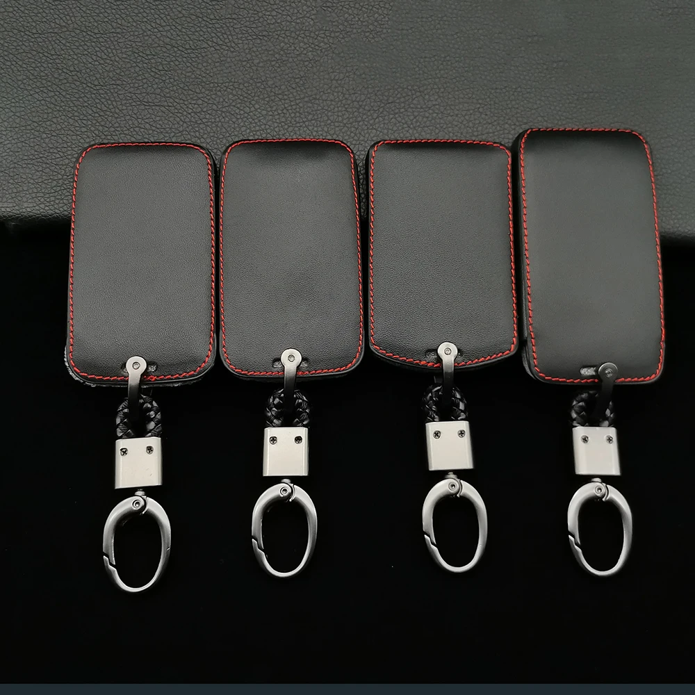 

Leather Car Key Case Cover For Renault Koleos Kadjar Keychain Holder Protector Wallet Protective Shell Accessories