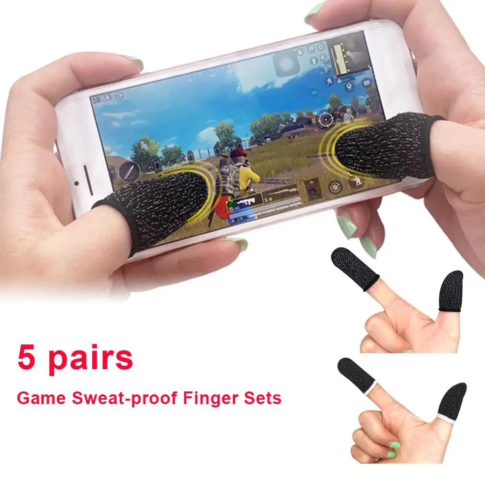 10 шт. чехол для пальцев ультратонкий чувствительный защищенный от пота